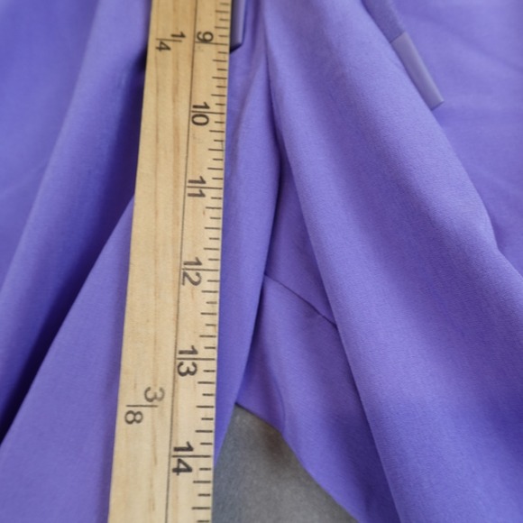 Athleta Arrival Straight Pant Womens Size 8 Ankle Drawstring Purple EUC - Picture 8 of 10